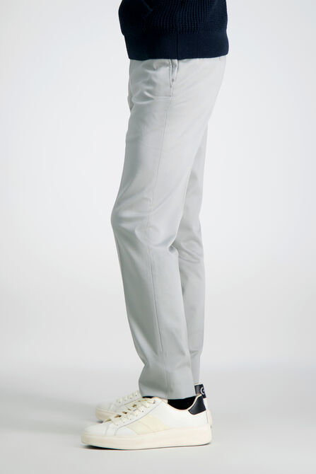 Premium No Iron Khaki Pant, Light Grey view# 3