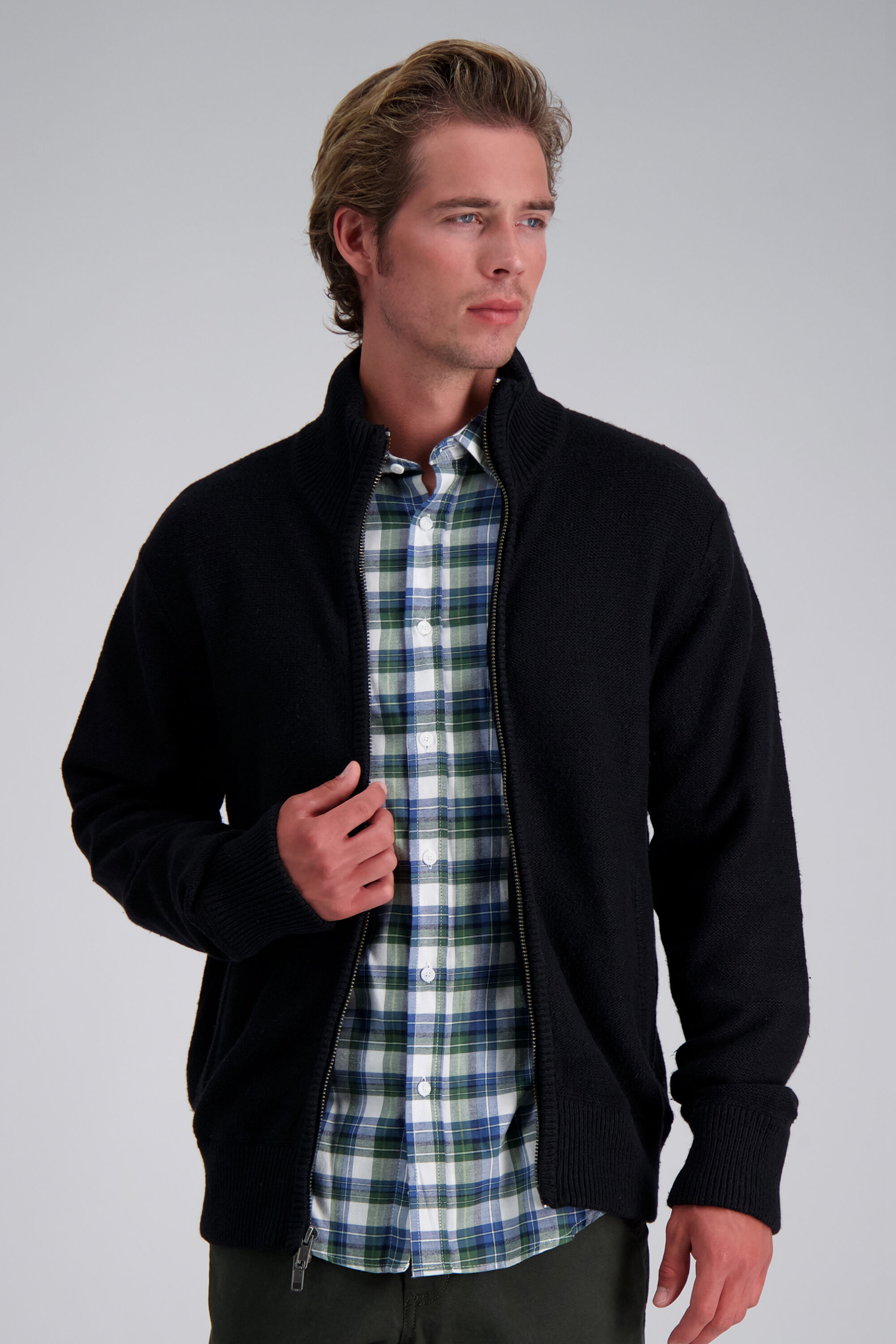 Haggar cardigan clearance