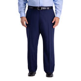 Big &amp; Tall Active Series&trade; Herringbone Suit Pant, Midnight view# 1