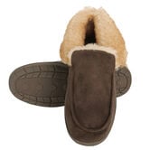 Microsuede Bootie Slippers, Brown view# 1