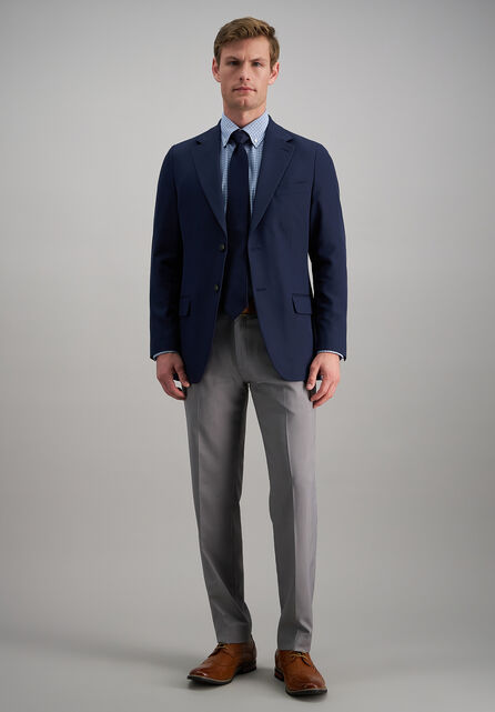 Premium Comfort Dress Shirt - Bright Blue Plaid, Bright Blue