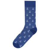 Anchors Socks, Navy view# 1