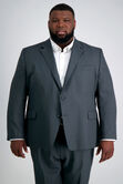 Big &amp; Tall Travel Performance Stria Tic Weave Suit Jacket,  view# 2