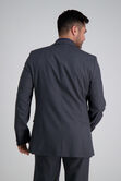 J.M. Haggar Premium Stretch Shadow Check Suit Jacket, Black / Charcoal view# 3