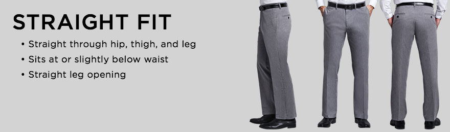 straight leg pants men