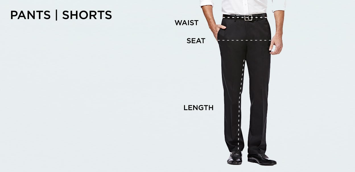 2x Men S Pants Size Chart