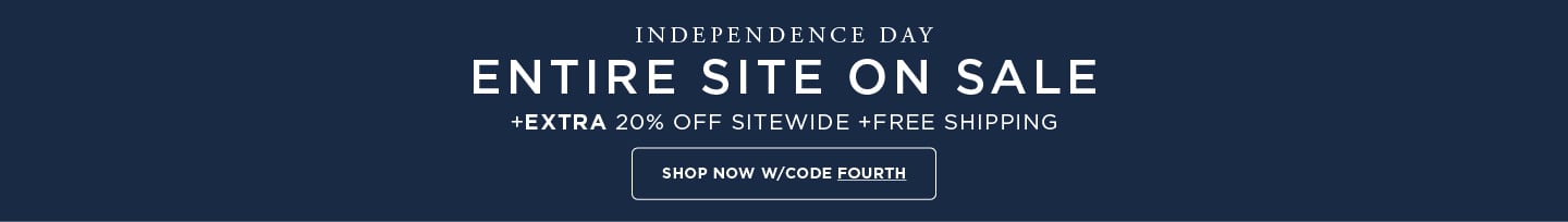 Entire Site On Sale + Extra 20% off Sitewide + Free Shipping