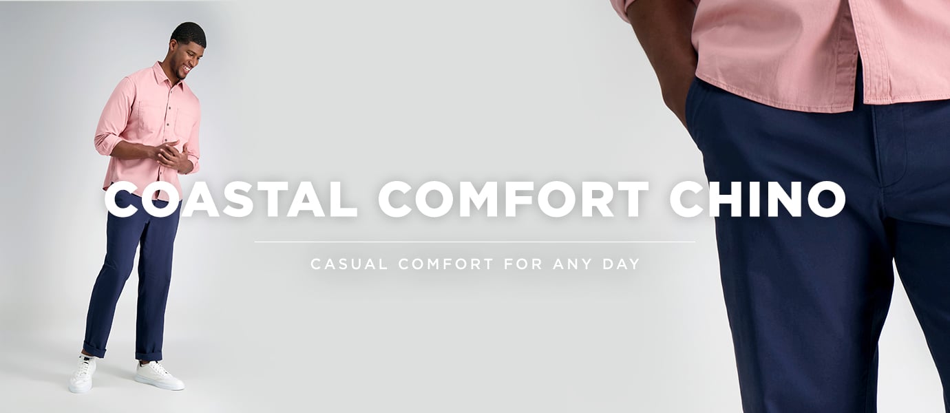 Coastal Comfort Chino Collection Banner