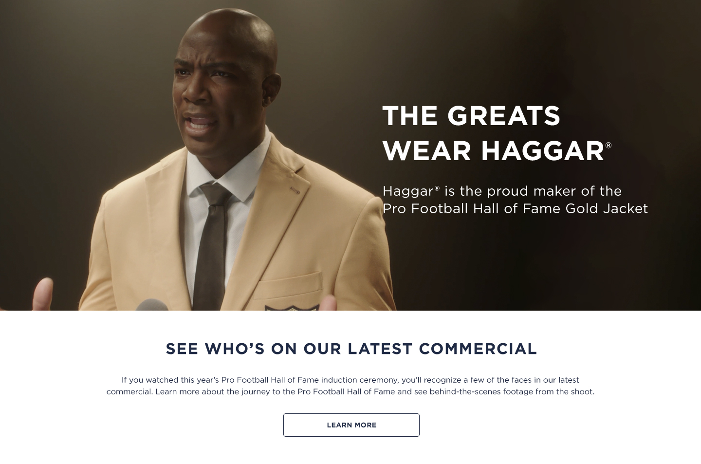 Pro football hall of fame jackets