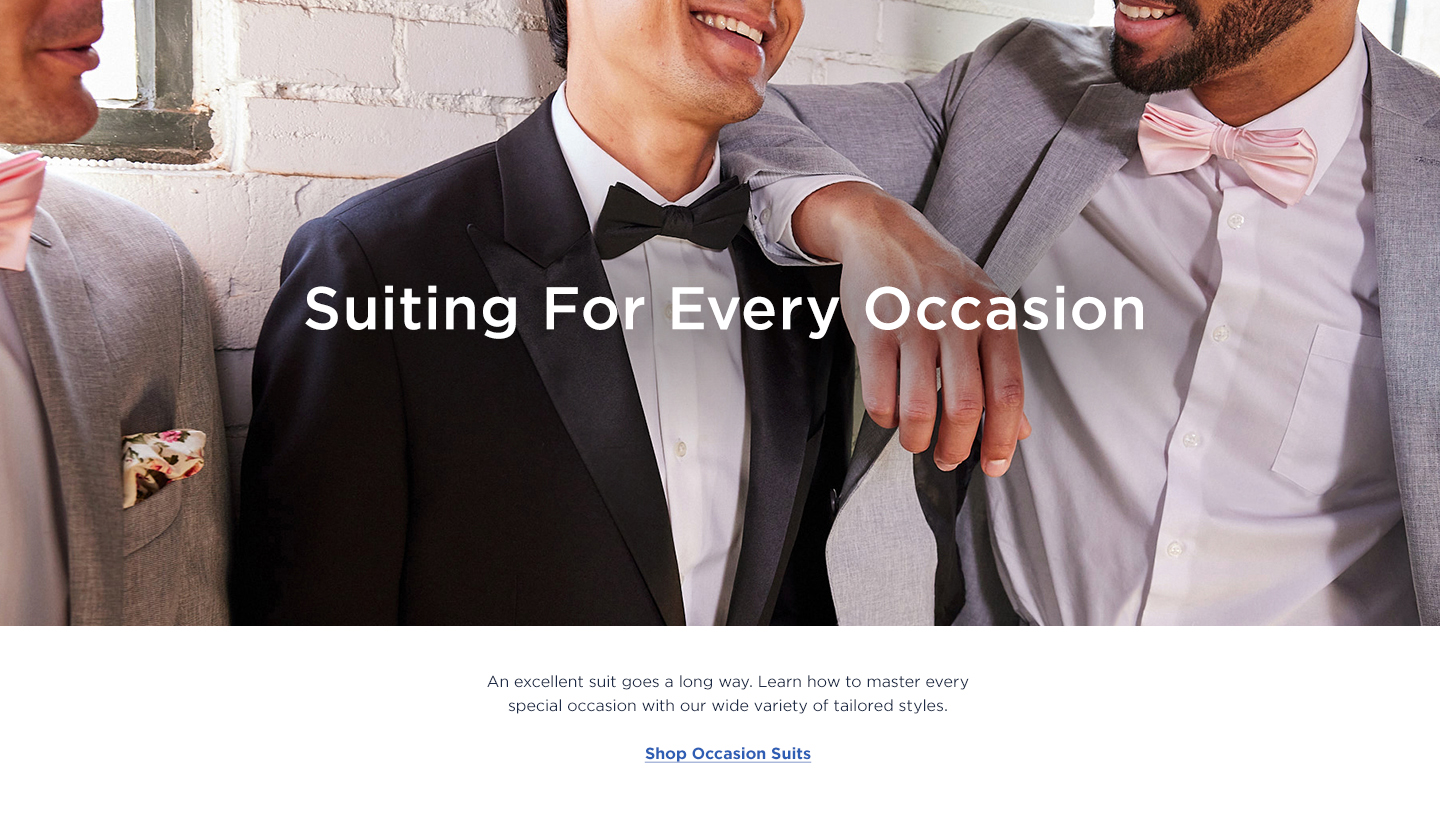 Suiting for Every Occasion