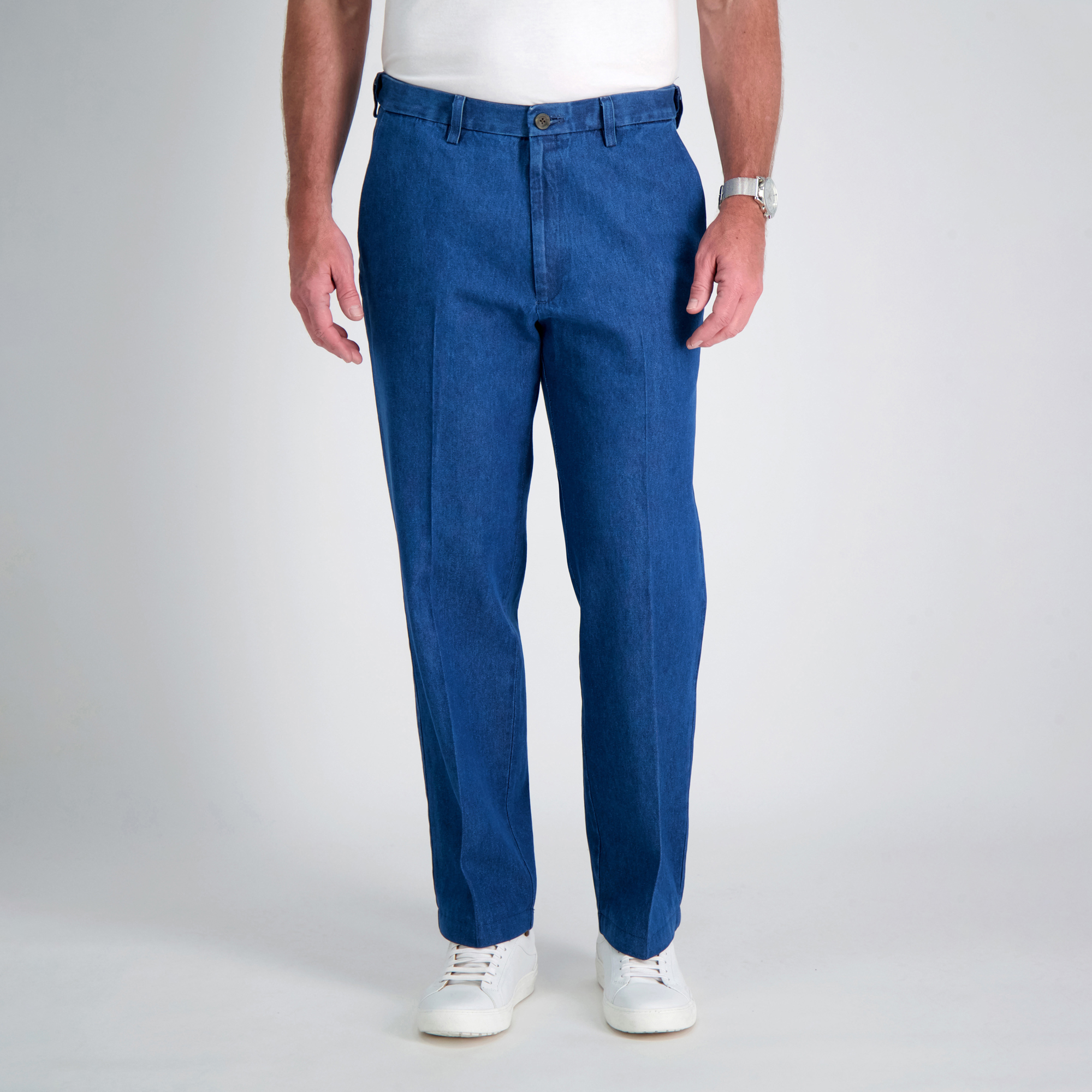 navy straight leg joggers