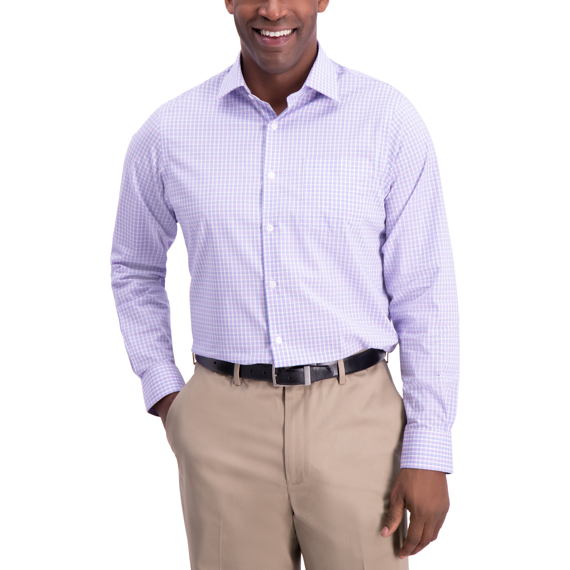 Lavender dress shirt top