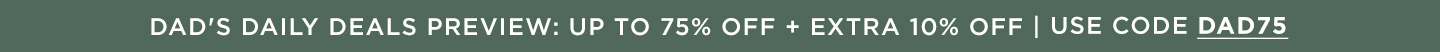 Up to 75% off Sitewide + Extra 10% off